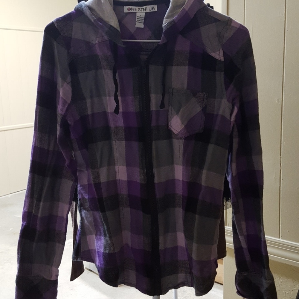 One Step Up Zip-Up Shirt